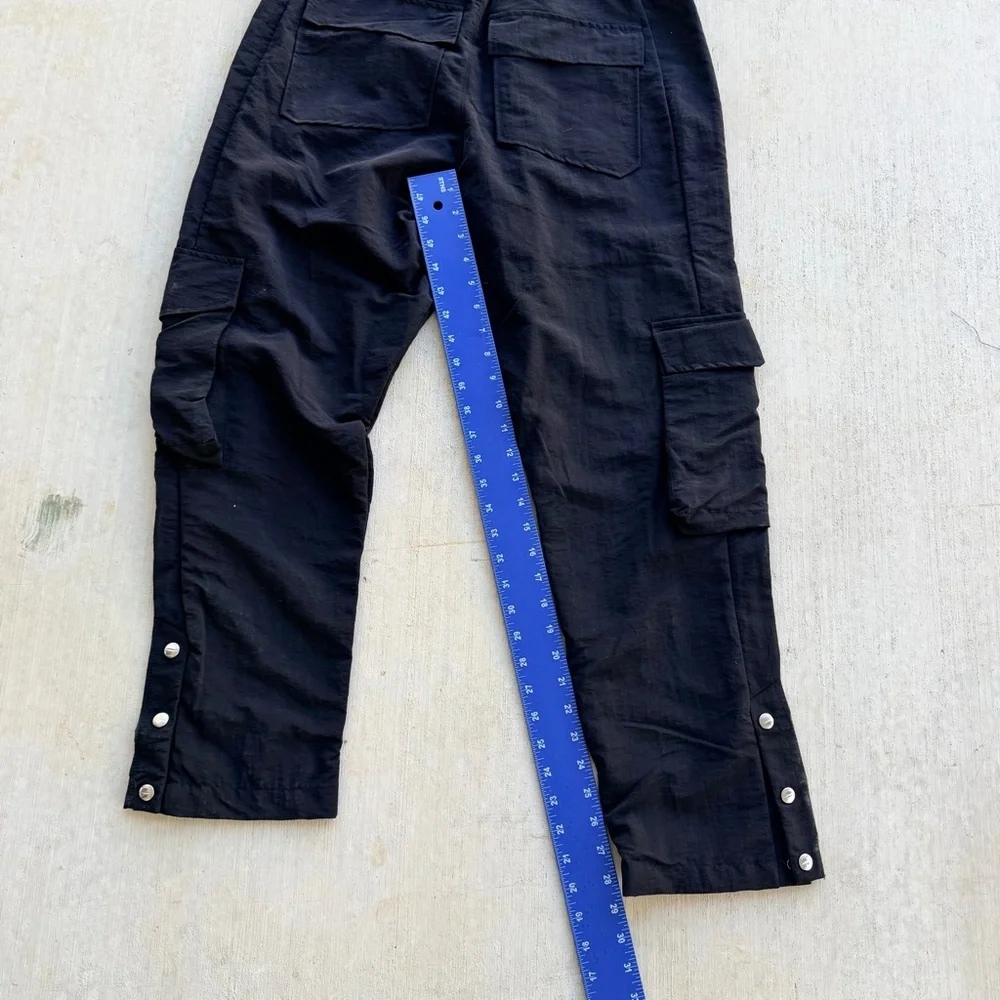 Rhude Rifle Nylon Cargo Pants Black Size Large Made In USA Flight Utility - Picture 11 of 11